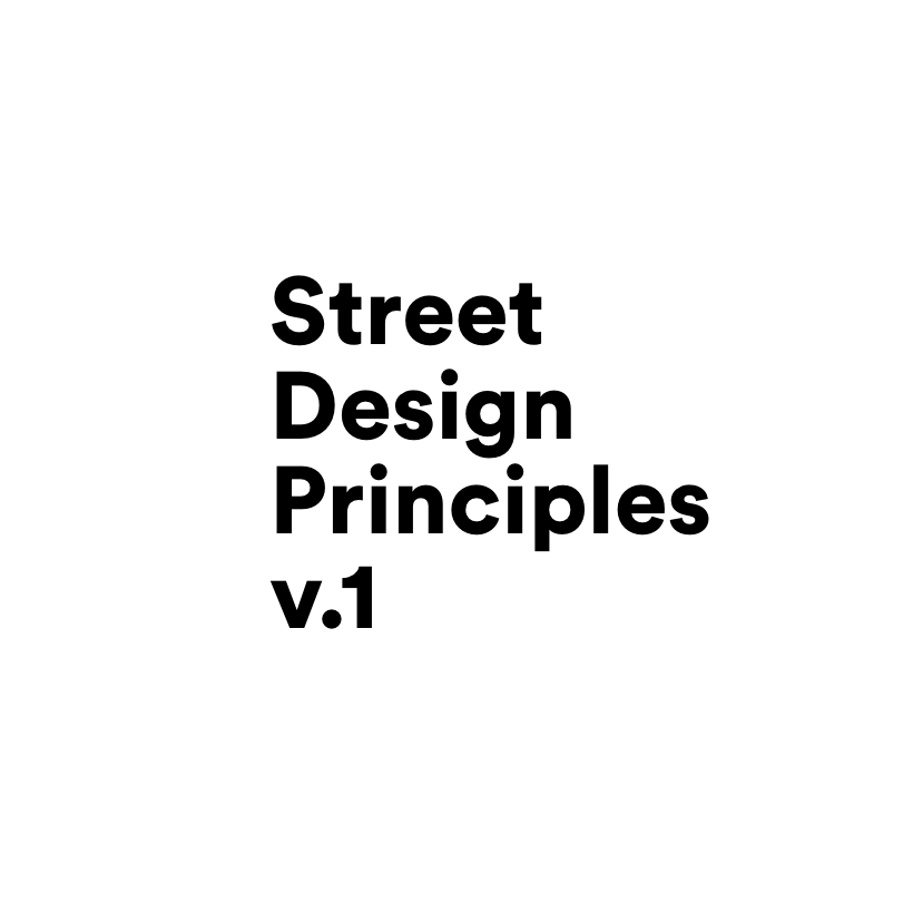 Sidewalk Labs, Street Design Principles